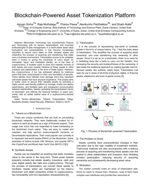 PDF Document Cover - Blockchain-Powered Asset Tokenization Platform: Secure Digital Ownership Solutions